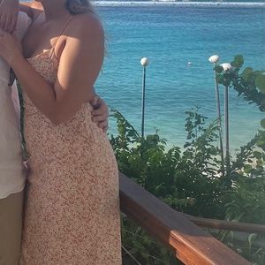 Hello molly pink maxi dress